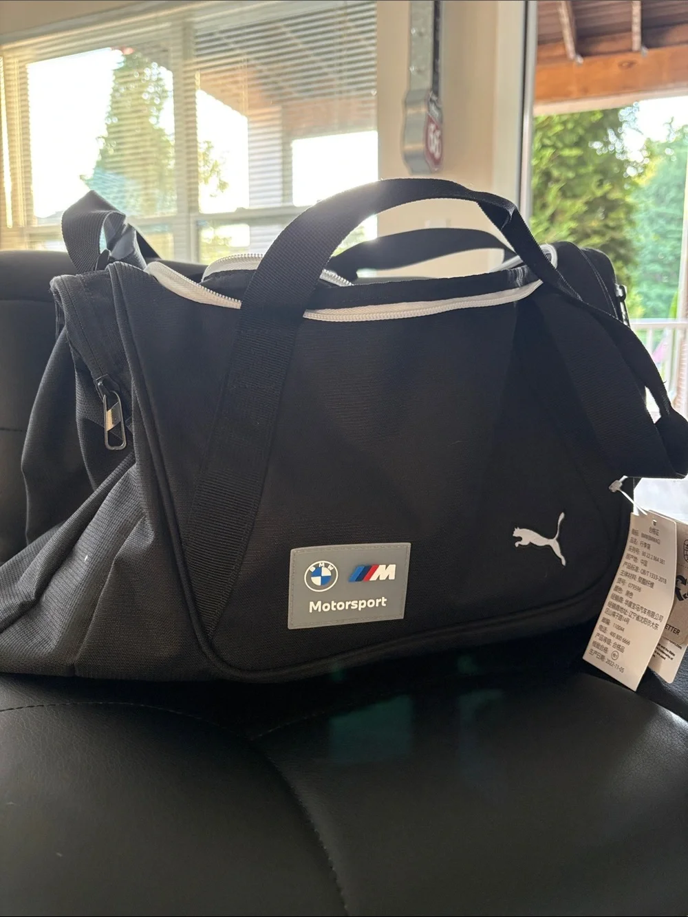 Puma BMW Motorsport Black Men’s Duffel Bag